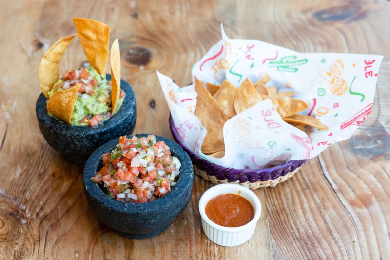 Fresh Guacamole and Chips at Cafe Rio